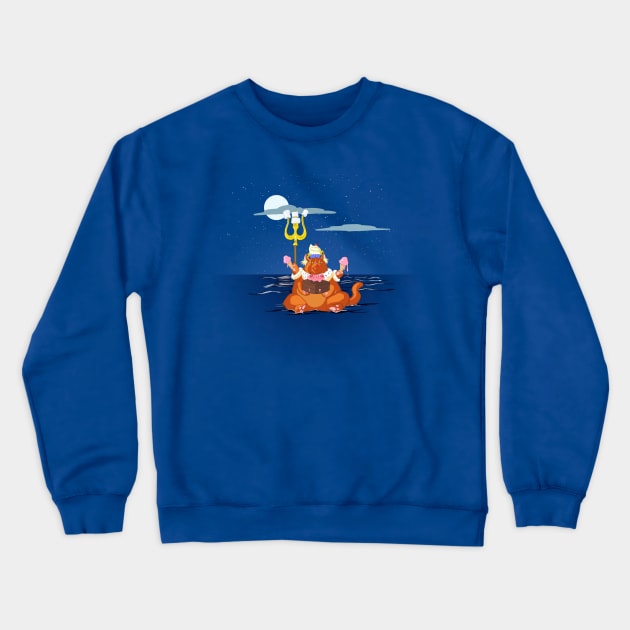 Cat Shiva Crewneck Sweatshirt by almeidaraf